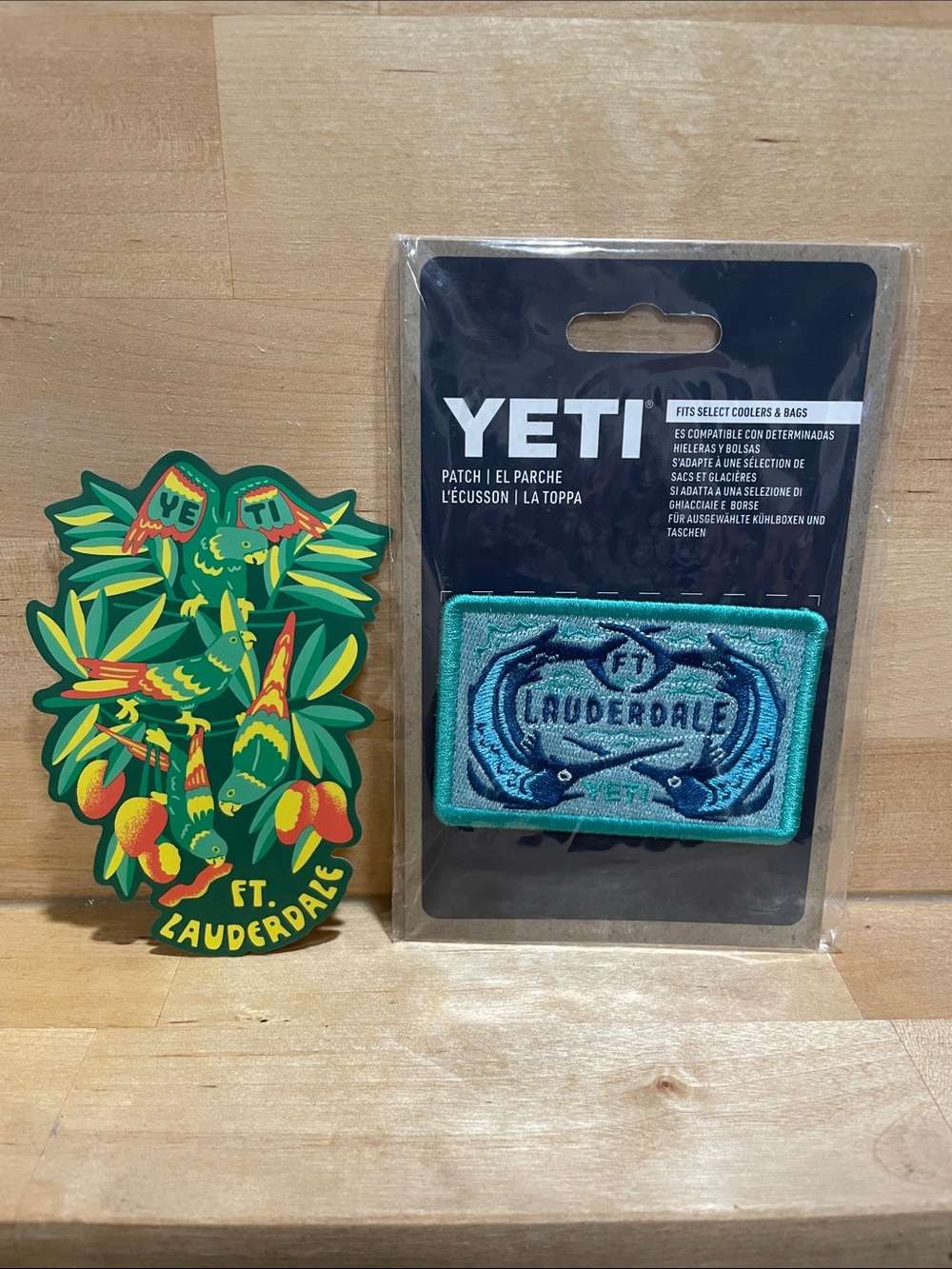Yeti Ft. Lauderdale Nautical yeti Patch - Teal & Navy